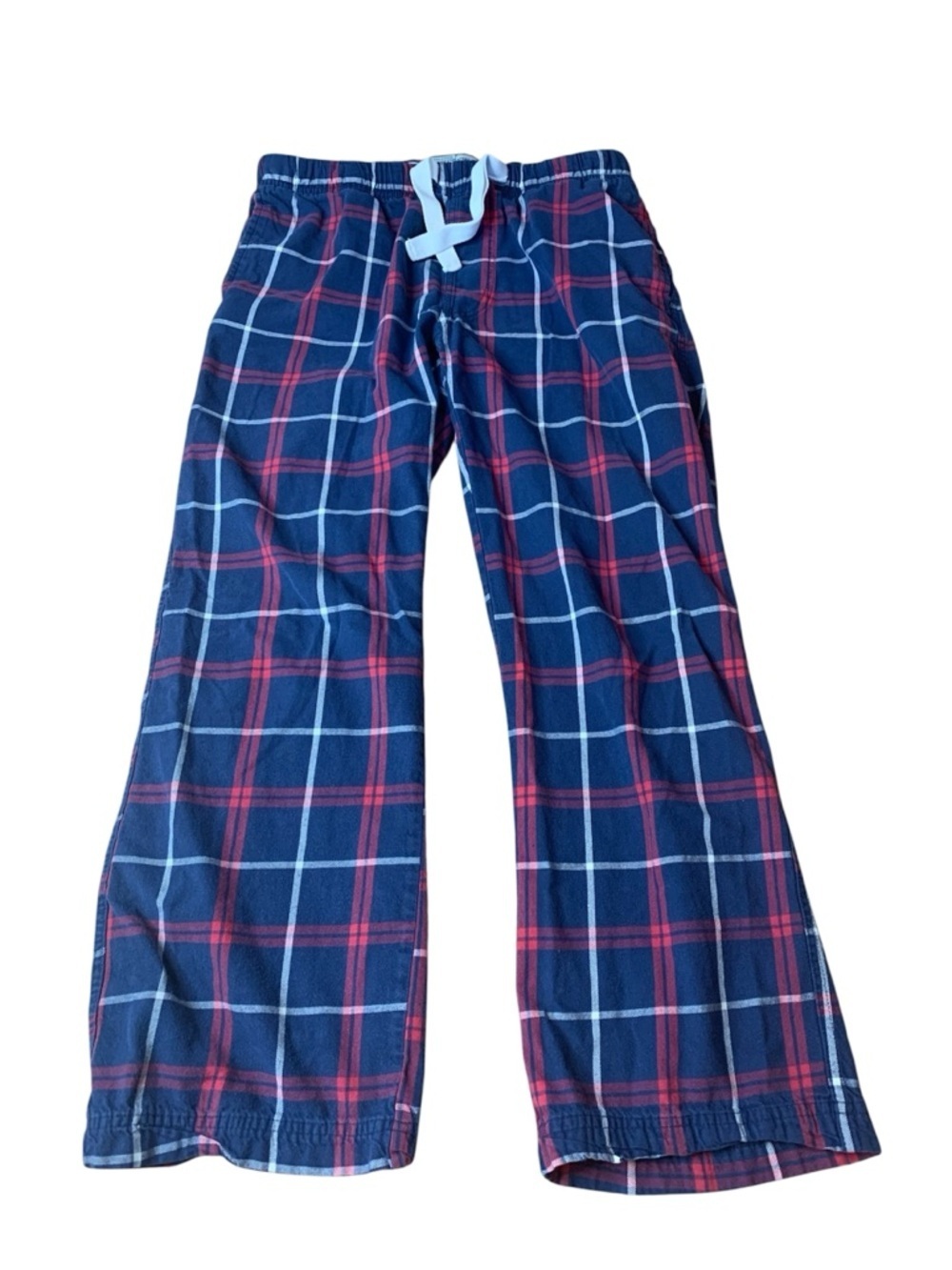 Campus Crew Athletics Navy & Red Plaid Pajama Pants - Small